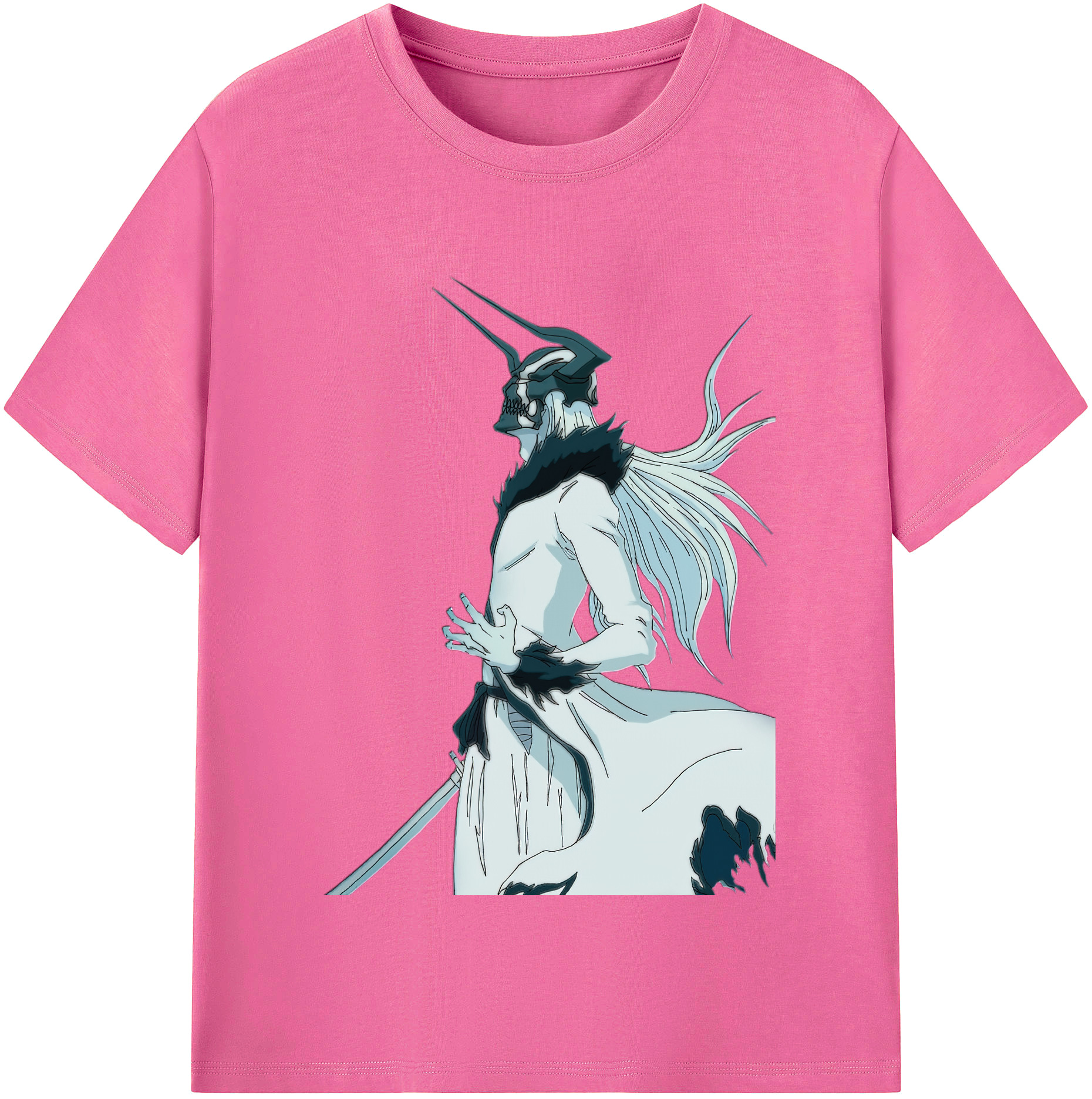 （画像用） ブリーチ 黒崎一護（くろさき いちご）BLEACH Kurosaki Ichigo レディースカジュアルプリントTシャツ（綿100％）